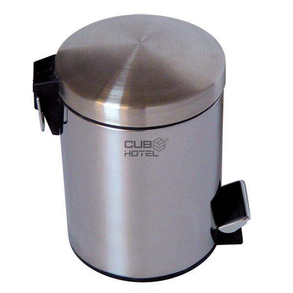 Brushed Stainless Steel Bucket 3 Liter Soft Close